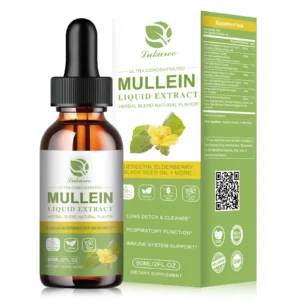 Mullein Drops Suitable For Lung Detoxification And Cleansing