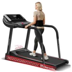 Treadmill with 20 Manual/Auto Incline 42.5×16.1 Extra-Wide Running Belt 8.7 MPH