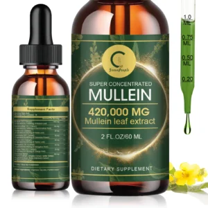 GPGP Mullein Drops for Lungs Health ,Lung Detox & Cleanse