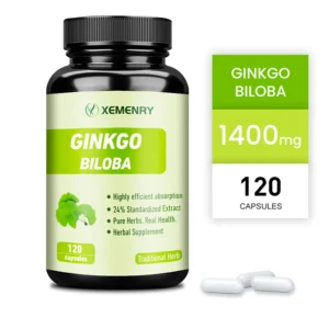 Ginkgo Biloba Capsules - Promotes Vascular Health