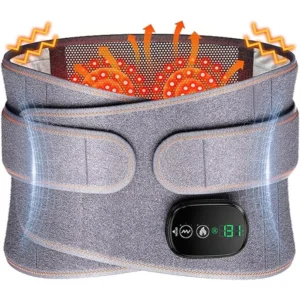 Triple Therapy Red Light Belt – Heat, Infrared & Vibration Back Massager