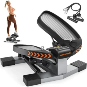 Home workout stair stepper with twist/mini design, steel frame
