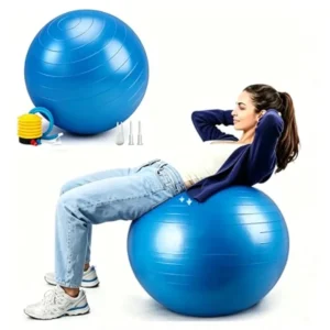 Exercise Yoga Ball, Explosion-Proof Stability Ball 25in/65cm with Pump