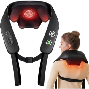 Shiatsu Neck Shoulder Massager 4D Cordless